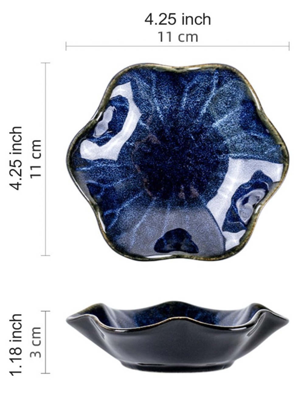 NEW Glazed Ceramic Jewelry Dish